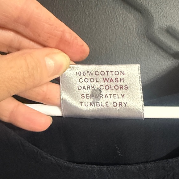 Maria De Guadalajara Free Form Flowy Linen Asymmetrical Top Size: OS - Picture 5 of 5